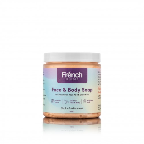 Rosewater, Kojic & Glutathione Soap - 10oz 